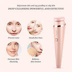 4 In 1 Electric Facial Cleansing Brush Waterproof Roller Massager Deep
